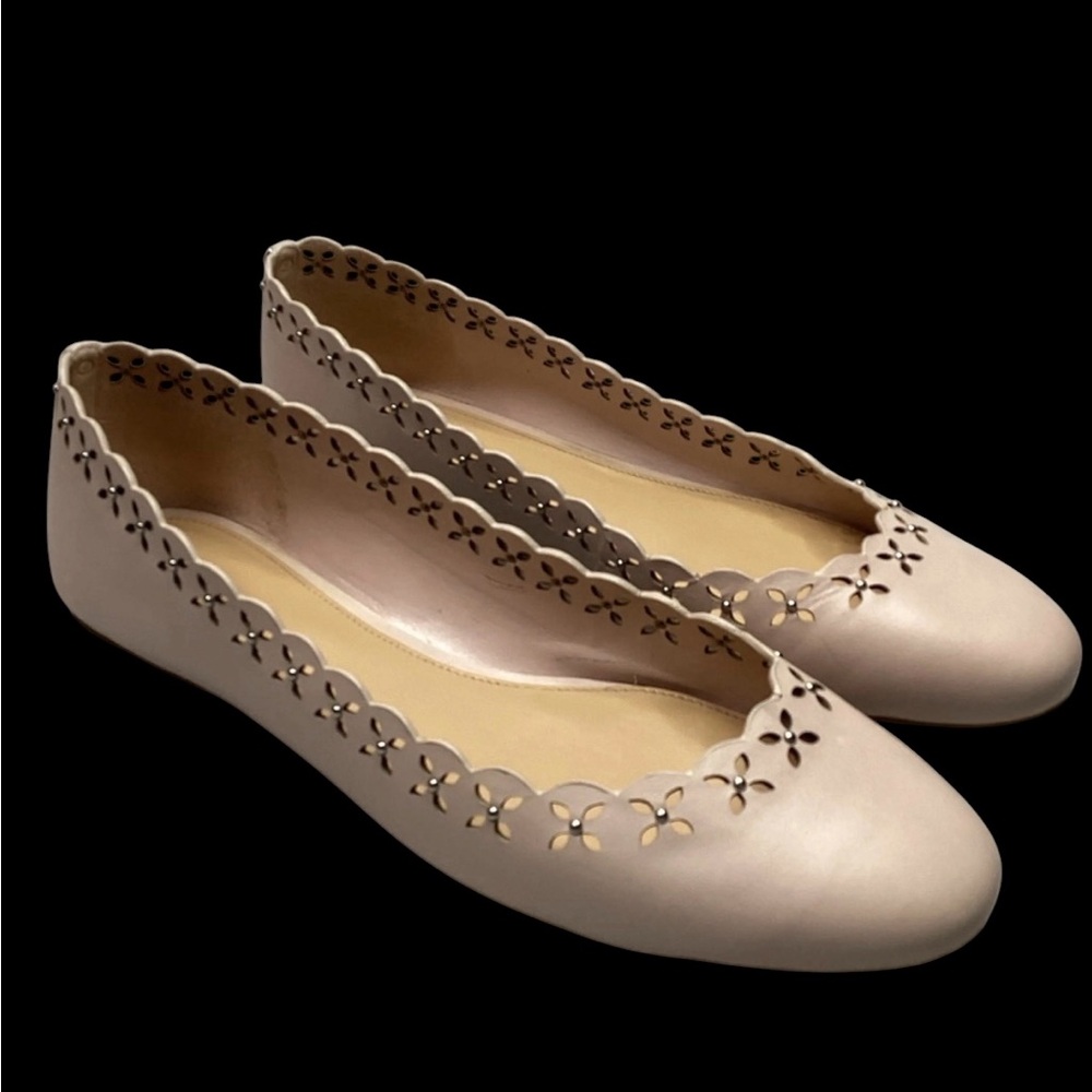 MICHAEL Michael‎ Kors Thalia Scalloped Ballet Flats in soft pink